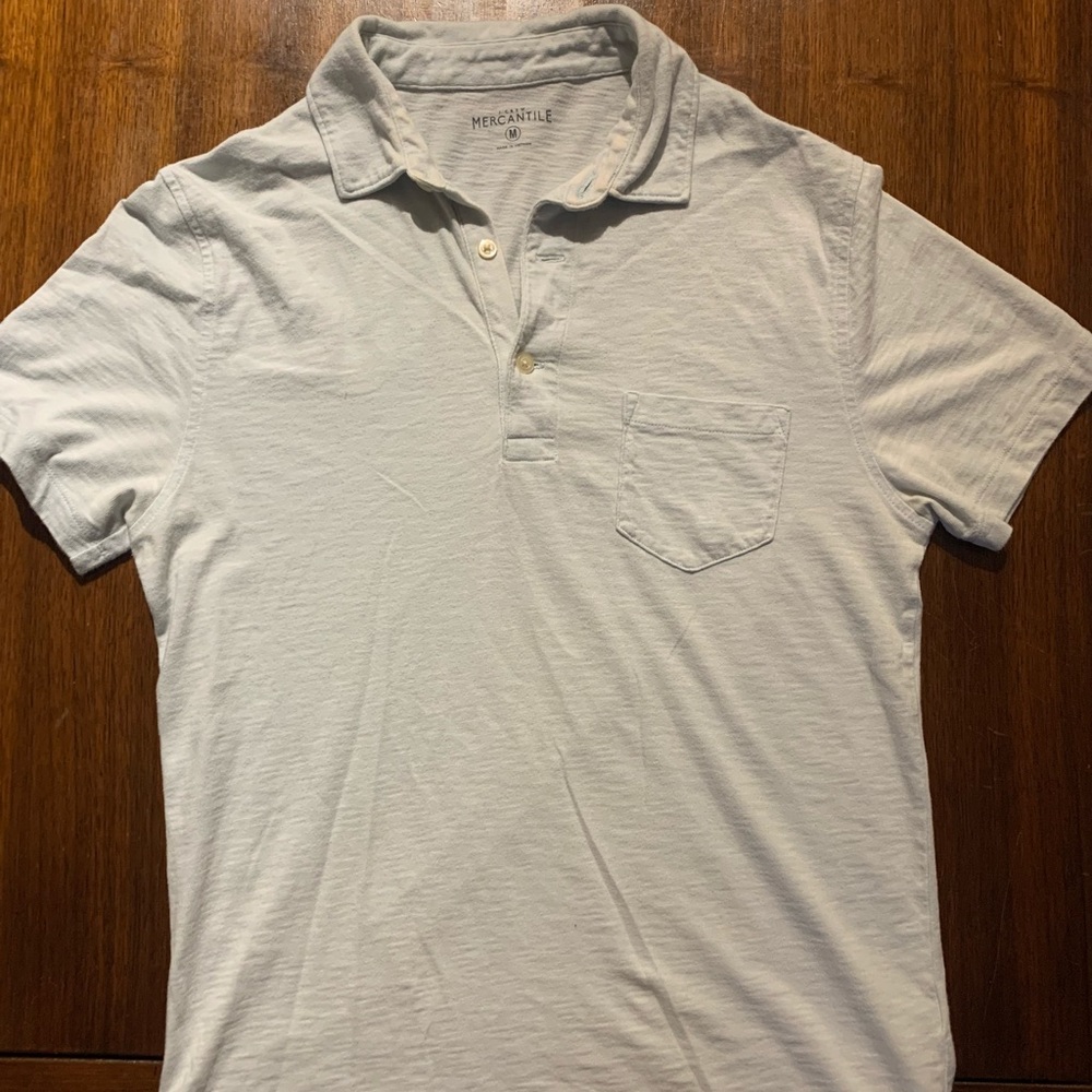 JCrew light blue polo